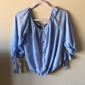 Papermoon Light Pastel Blue Shirt